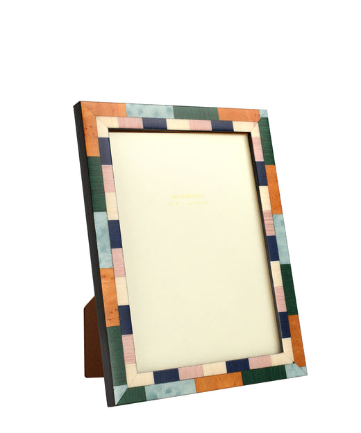 Rebecca Udall, Mia Photo Frame Italian Marquetry Photo Frame in Multi Coloured