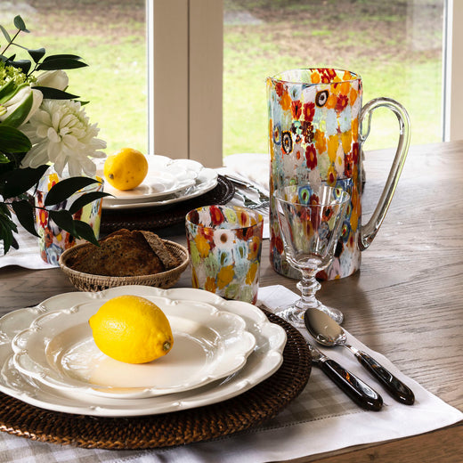 Rebecca Udall Millefiori Murano Glass Tumbler with the Evelyn Glass