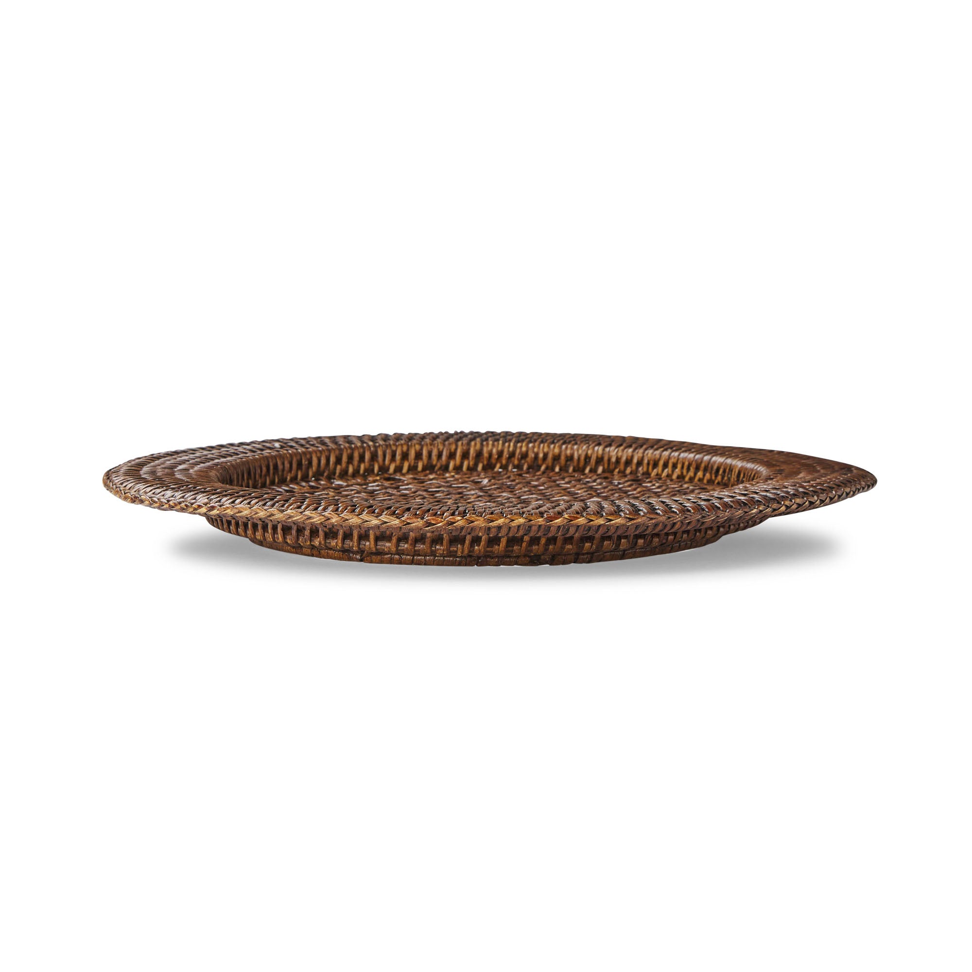 Rattan Woven Charger, Dark Brown I REBECCA UDALL – Rebecca Udall