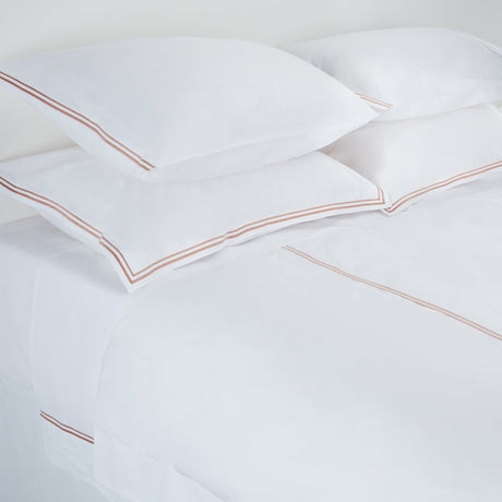 Rebecca Udall Bespoke Viola Two Cord Bed Linen, Pink Bespoke Design