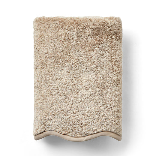 Luxury scalloped Egyptian cotton Custom Scalloped Bath towel