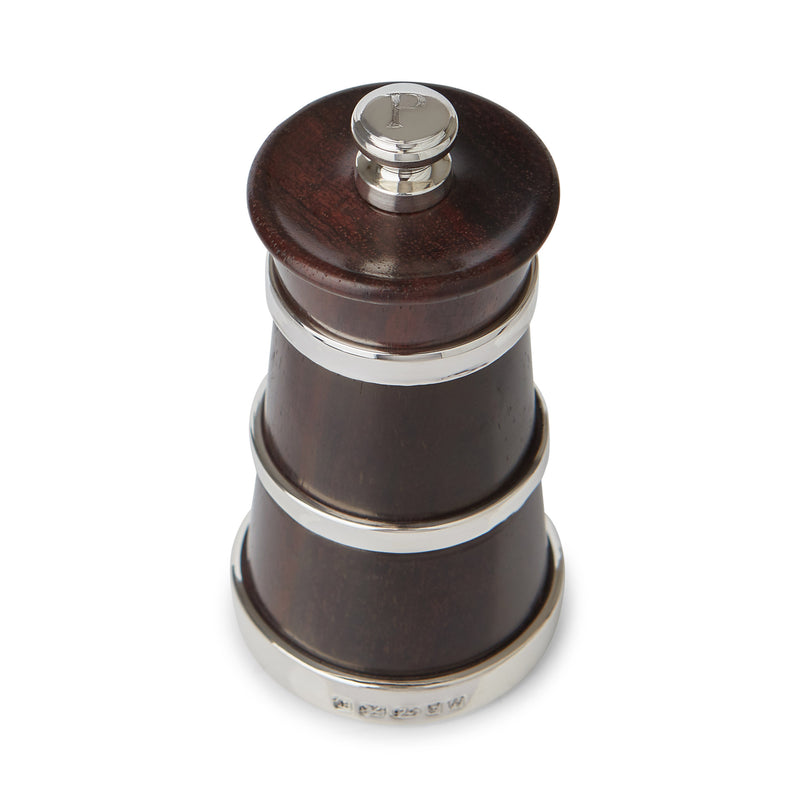 Rebecca Udall luxury Hersey rosewood and sterling silver pepper mill