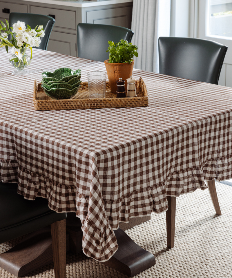 Linen tablecloths for shop sale