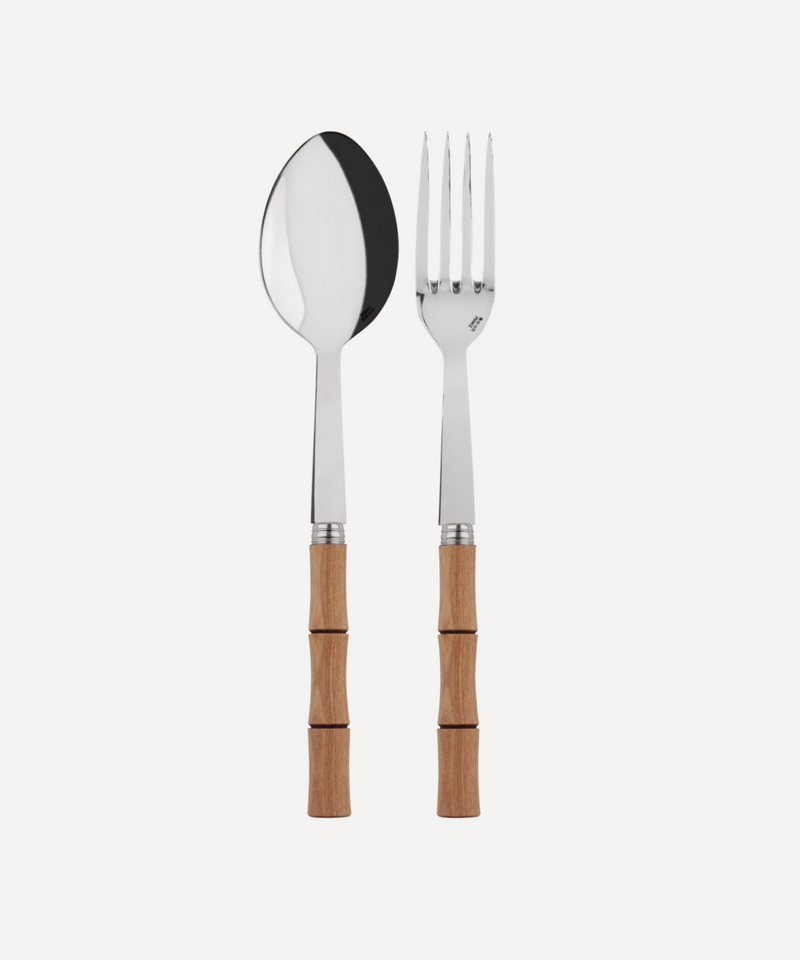 Rebecca Udall luxury natural wood handle serving set