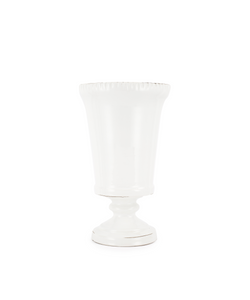 Rebecca Udall Flora Ceramic Urn Vase, White, Paint Detail