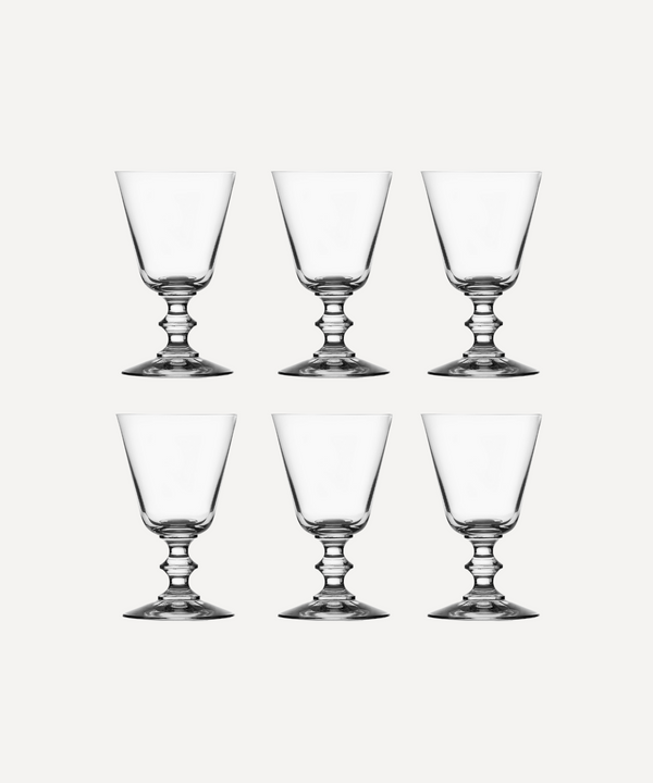 Rebecca Udall Set of 6 Charlotte water wine glasses 