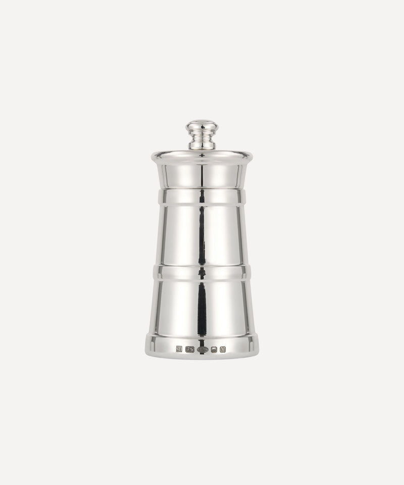Rebecca Udall luxury Silver pepper grinder mill, halmarked, England