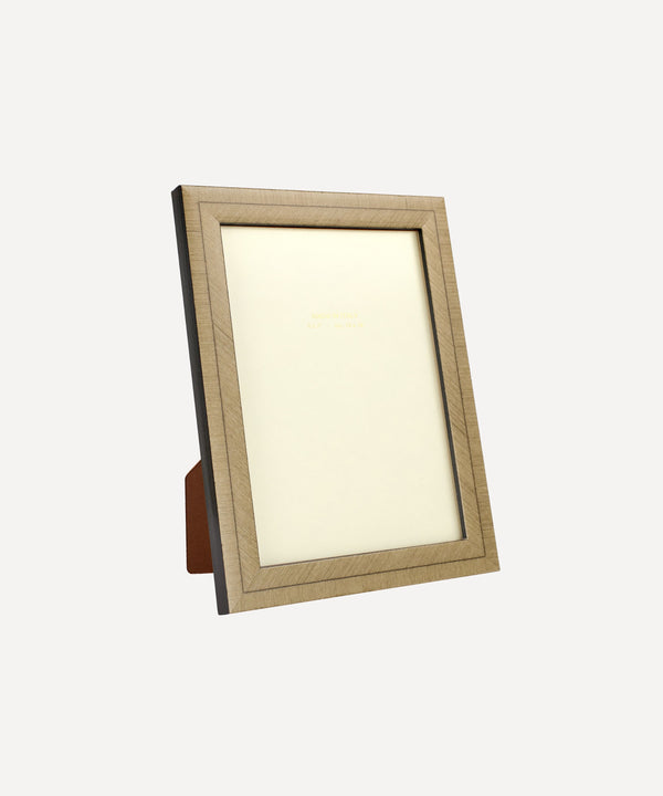Bianca Photo Frame Marquetry Photo Frame in Taupe 