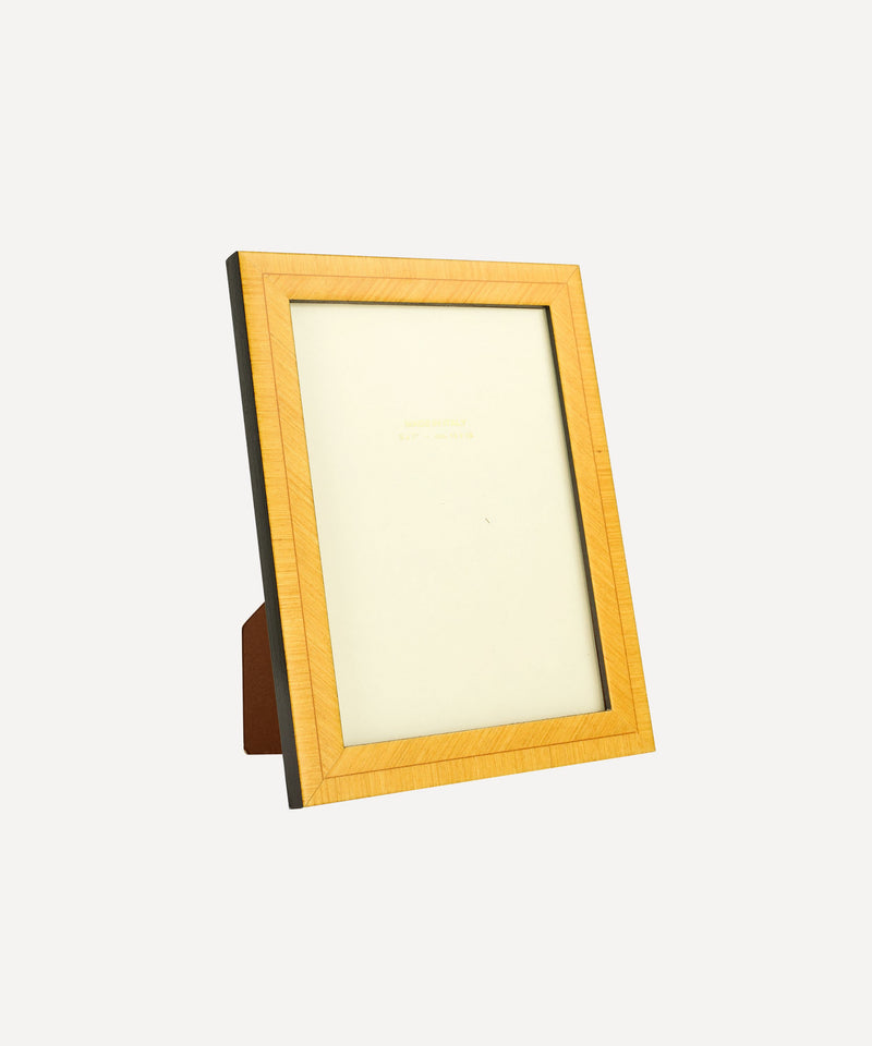 Bianca Photo Frame Marquetry Photo Frame in Citrine Yellow 5x7