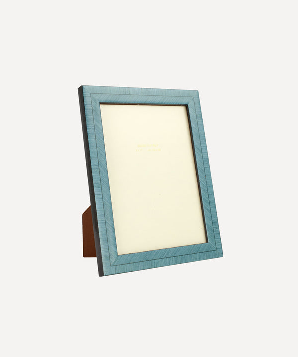 Bianca Photo Frame Marquetry Photo Frame in Azure Blue 5x7