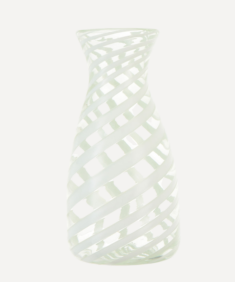 Alicia Murano Glass Carafe, White