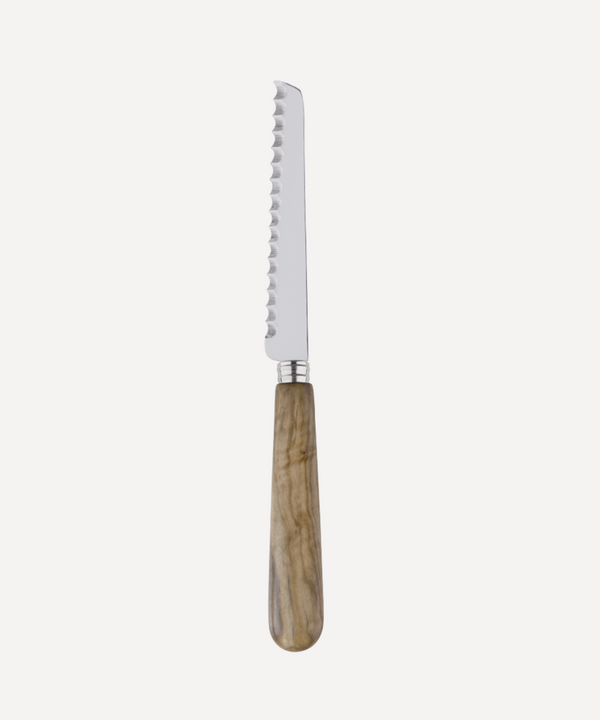 Rebecca Udall luxury olive wood serrated knife