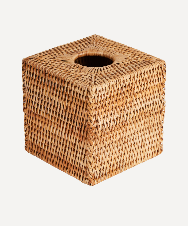 Tissue box discount cover rattan
