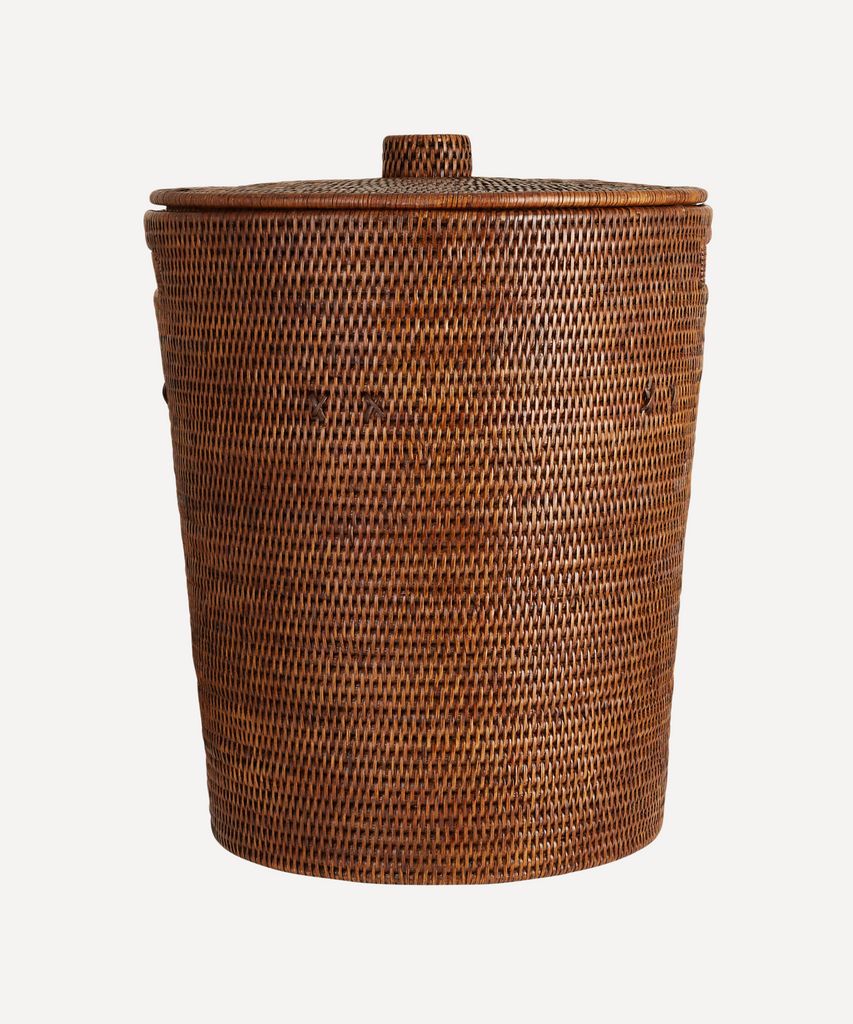 Round Rattan Laundry Basket | REBECCA UDALL – Rebecca Udall