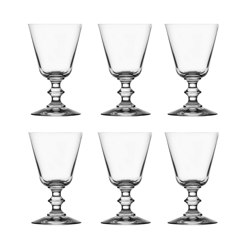Rebecca Udall Set of 6 Charlotte water wine glasses